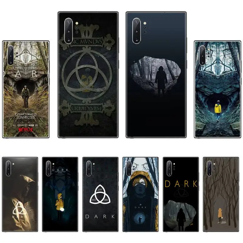 

Best Sellers netflix Dark Phone Case For Samsung Galaxy S8 S9 S10 Plus Lite S10E Note 3 4 5 6 7 8 9 10 Pro