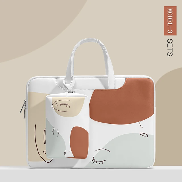 Laptop Bag 13.3 15.6 14 inch Waterproof Notebook Bag Sleeve For Macbook Case M1 Air Pro 13 15 Huawei Shoulder Handbag Briefcase MODEL 3 Sets