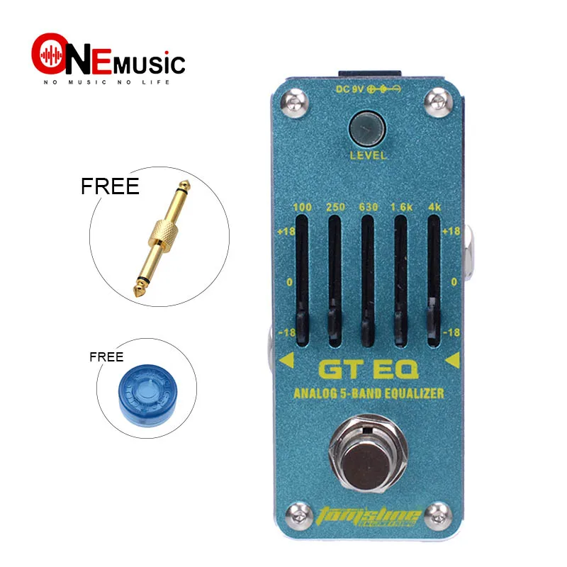 New AROMA AEG-3 GT EQ 5-Band Guitar Equalizer Mini Analogue Effect True Bypass+Free Connector | Спорт и развлечения