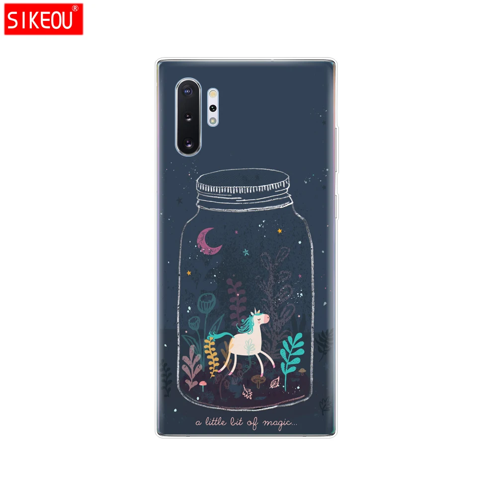 Чехол для samsung Galaxy Note 10 Note10 TPU силиконовый чехол для samsung Note 10 plus Футляр для телефона ударопрочный милый - Цвет: 51750