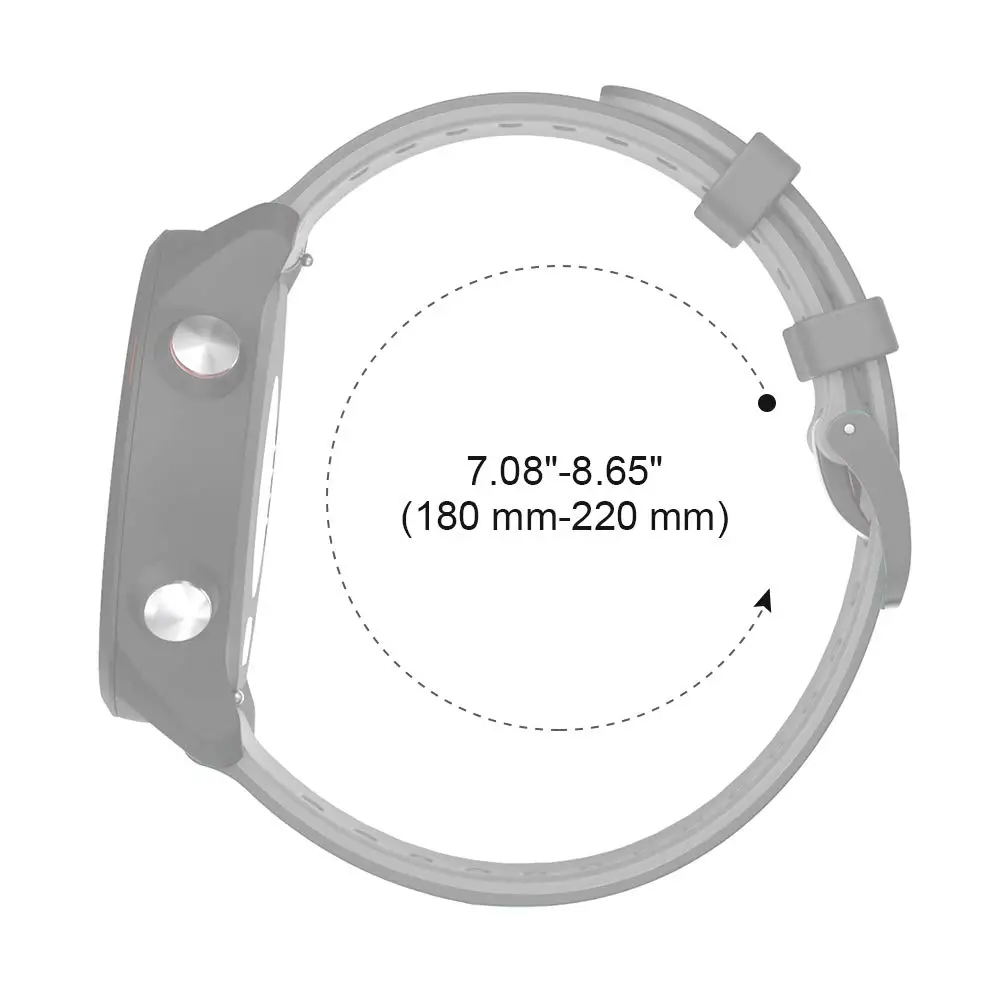 20 мм силиконовый ремешок для часов samsung Galaxy 42 мм легко вынимается ремешок для часов на замену для huawei GT Watch/Vivoactive 3/Vivomove HR