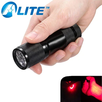 

TMWT 9LED Red LED Flashlight Vein Checking for Reading Astronomy Star Maps RedSight Preserving Night Vision