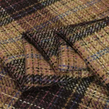 50 см/Лот) твидовая Ткань для шитья шерстяная ткань Клетчатая Шерстяная ткань для лоскутного шитья крашеная пряжей DIY камвольная костюмная куртка