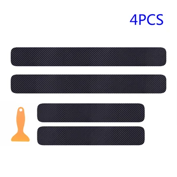 

Carbon Fiber Door Sill protection Car Sticker Protector Carbon Fiber Door Car Door Protector Sill Anti-scratch