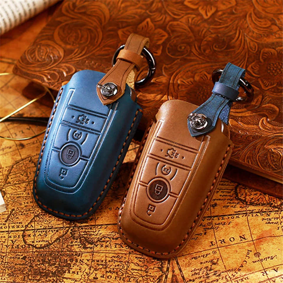 2019 custodia anti-caduta per chiave Auto per Ford Fusion Mondeo Mustang Edge Expedition EXplorer 2018 Auto Shel portachiavi Car-Styling - H95b601cb1fb14754aa99040d2c6611f7w