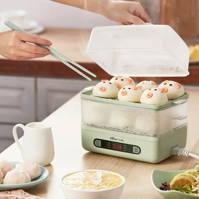 Multi-purpose Boiler Electric Steamer Electric Hot Pot Egg Steamer  Intelligent Power Off Large Capacity Steamer Cooker - AliExpress