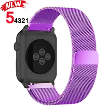 Миланская петля ремешок для apple watch band 5 4 44 мм/40 мм ремешок для apple watch 4 3 ремешок iwatch band correa 42 мм 38 мм браслет pulseira