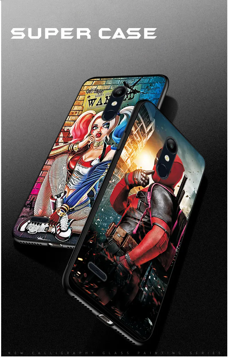 Cute Fashion Phone Case For LG K8 K7 K4 Black TPU Back Cover For LG K8 K10 K40 Case Bumper For LG K12 Plus LG X4