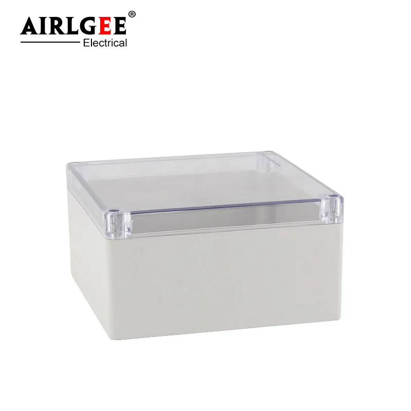 192 мм x 188 мм x 100 мм водонепроницаемый пластиковый корпус Прозрачная крышка DIY Электронный Корпус для установки распределительная коробка