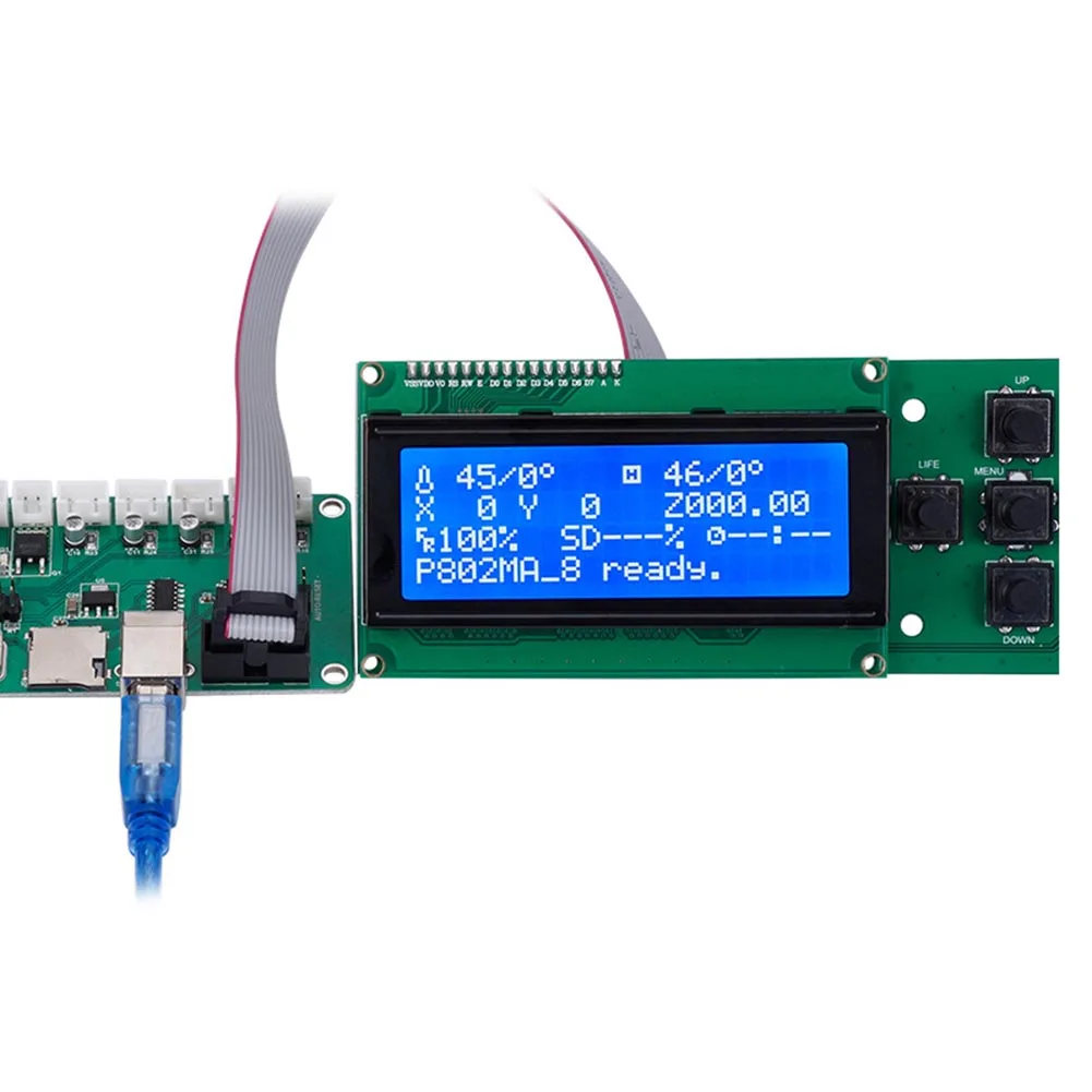 

Control Board Melzi 2.0 PCB Card ATMEGA Motherboard with 2004 Screens Kits for 3D Printer JLRL88