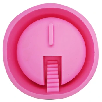 

3D Manual Concrete Mould Succulent Flower Pot Vase Round Ladder Clay Process Casting Silicone Mould