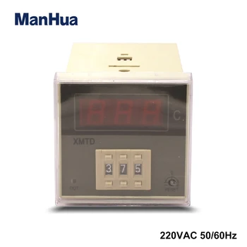 

Manhua Digital Temperature Controller MH-XMTD 220V Temperature Recorder for Industrial Sensor Switch High Quality