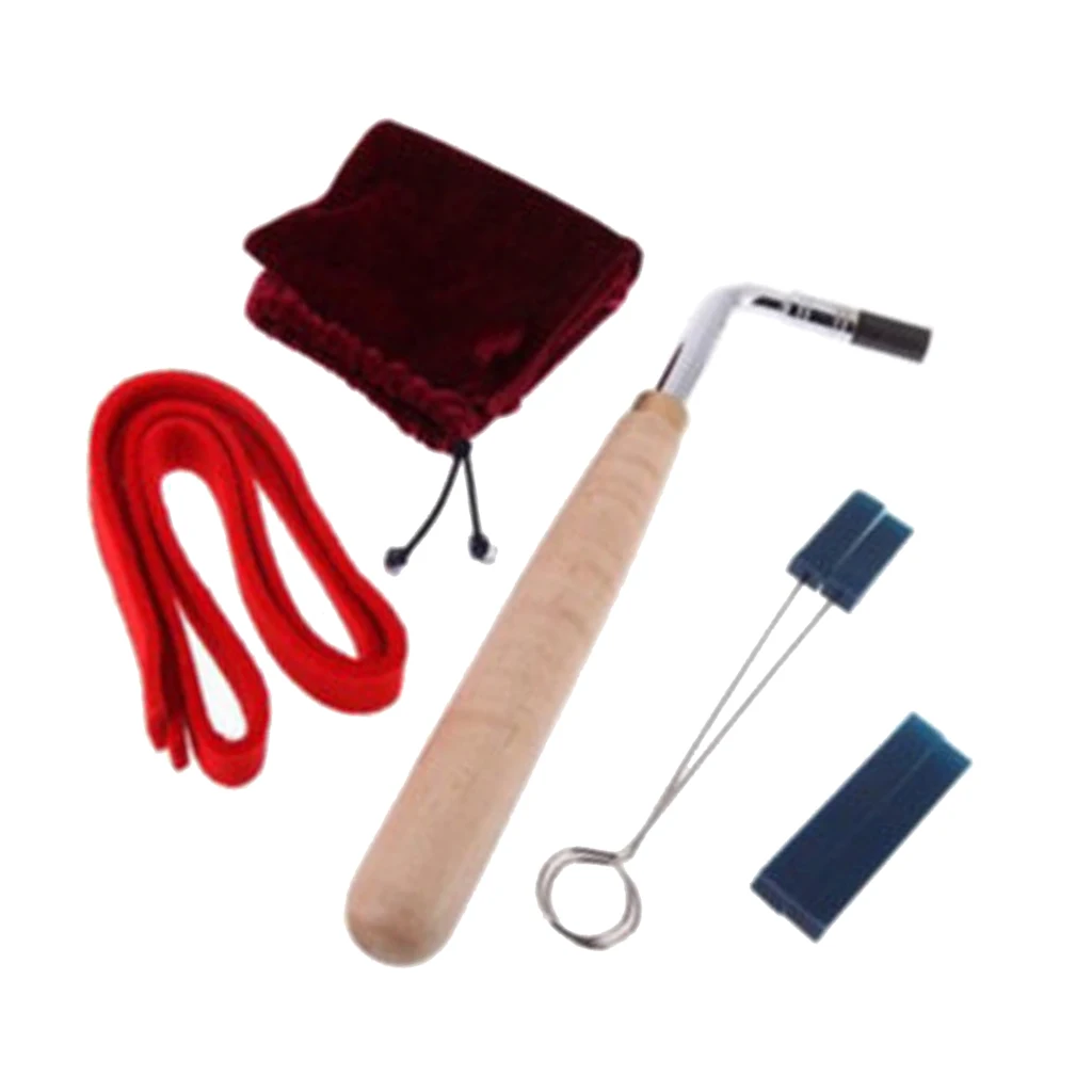 

Pack of 6 Pieces Piano Tuning Kit Tuning Wrench Spanner Household Professional Piano Tuning Diy Tools