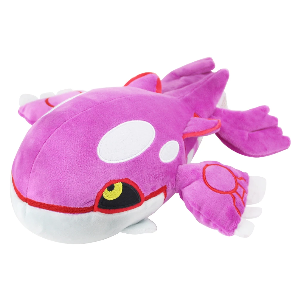 Greninja Cubone sumowoodo Mew Kyogre Dragonite Ho-Oh Psyduck Groudon Плюшевые игрушки мультфильм аниме мягкие куклы Подарки для детей - Цвет: 25cm Kyogre purple