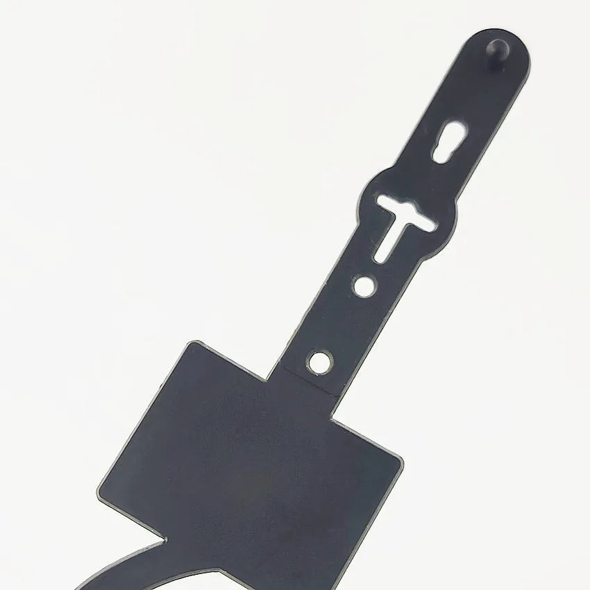 200pcs Plastic Hanging Clip Buckle Clasps PP Leather Belt Products Garments Accessories Package Display Pegs Hooks HK8