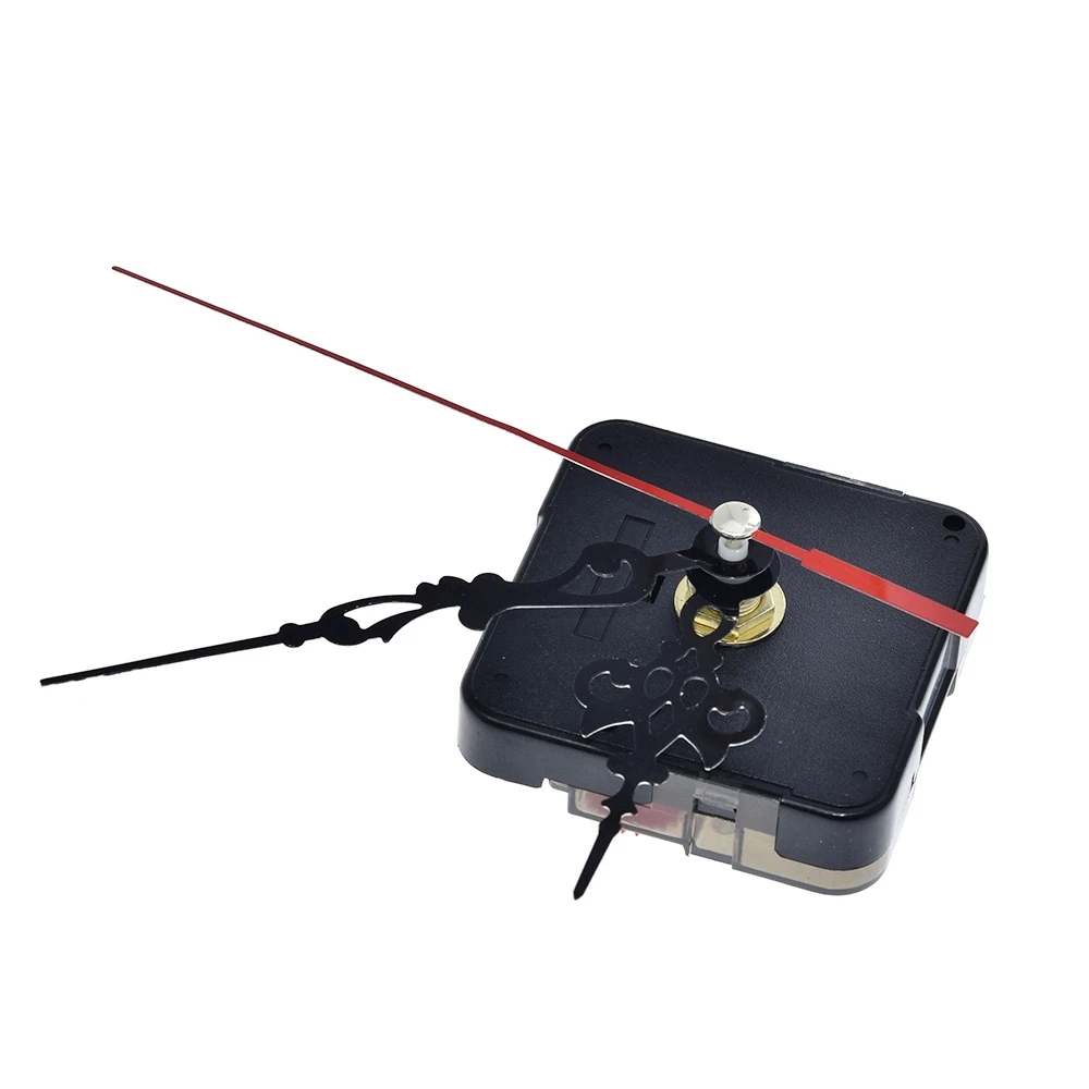 1/3 Stück Professionelles und Praktisches TZT Quarz-Wanduhr-Uhrwerk-Mechanismus DIY-Reparatur-Werkzeug-Set mit Roten Zeigern – Detail 2