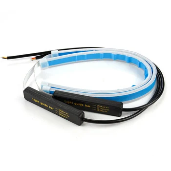 

Lamp Signal Light Strip Bulb LED DRL Waterproof Replacement Accessory 2pcs Amber