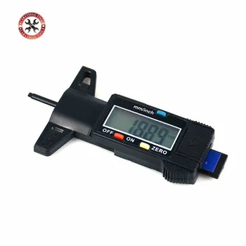 

Auto Car Digital Tire Tread Depth Gauge Measurer Tool Caliper LCD Display Tread Checker Tire Tester For Cars
