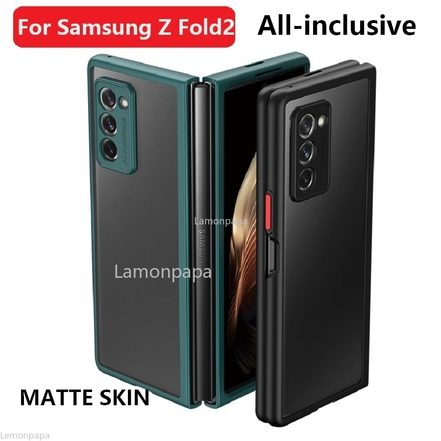 

Translucent Case for Samsung Z Fold 2 5G All-inclusive Explosion Proof Ultra-thin Matte Cover for Samsung Galaxy Z Fold 2 Case