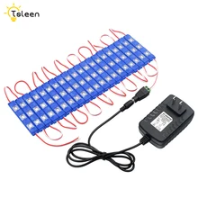 7 цветов водонепроницаемый 12 В 5730 СВЕТОДИОДНЫЙ модуль лампы+ 2а адаптер US/EU/UK/AU разъем+ DC разъем для рекламных знаков логотипов подсветка