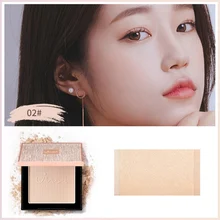 Пудра для лица, прозрачная прессованная пудра, Длительное Действие, контроль жирности, водостойкий отбеливающий консилер для кожи