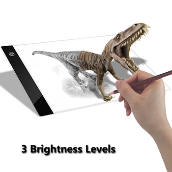 

DC5V USB A4 Graphics Tablet LED Drawing Tablet Art Stencil Drawing Board Light Box Tracing Table Pad Electronics Writing Tablet