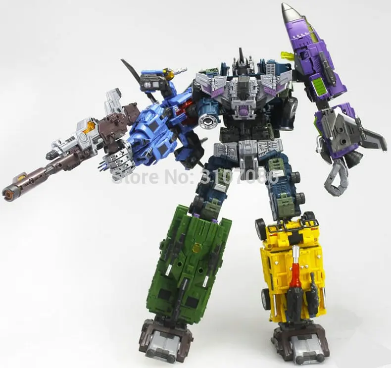 Трансформер WB стиль MBD Bruticus члены охват Blastoff Vortex Brawl Swindle 5 в 1 TF фигурки