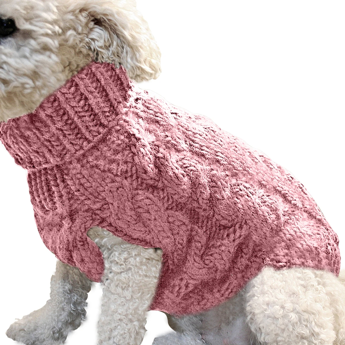 Осенняя и зимняя теплая одежда для собак, свитер для домашних животных, вязаная одежда для маленьких и средних собак, верхняя одежда для маленьких и средних собак