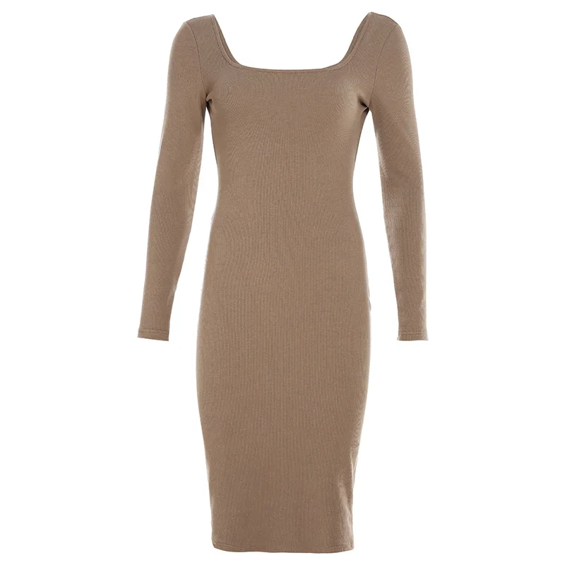 Shstyle элегантное сексуальное платье длиной до колена с открытой спиной женское