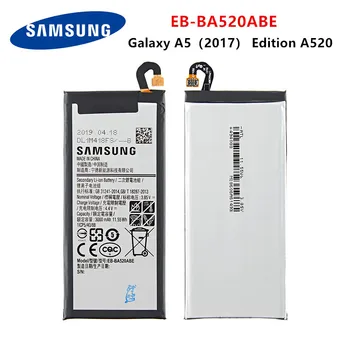 

SAMSUNG Orginal EB-BA520ABE 3000mAh Battery For Samsung Galaxy A5 2017 Edition A520 SM-A520F A520K A520L A520S A520W A520F/DS