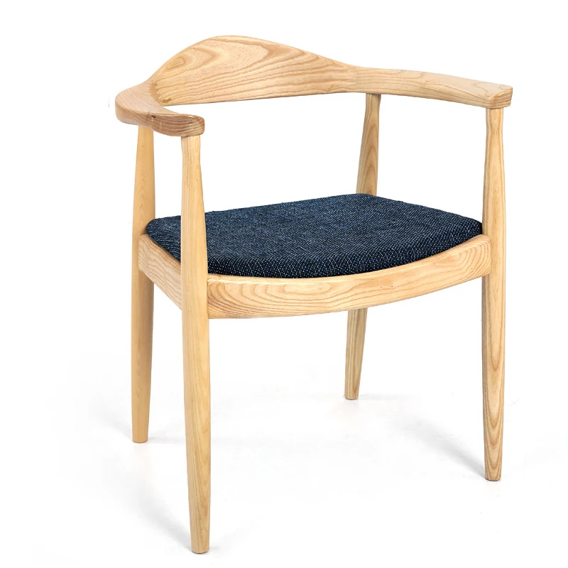 

Dining Chair Solid Wood Chair Kennedy President Chair Nordic Restaurant Chair Leather Circle Chair Computer Chair Seat