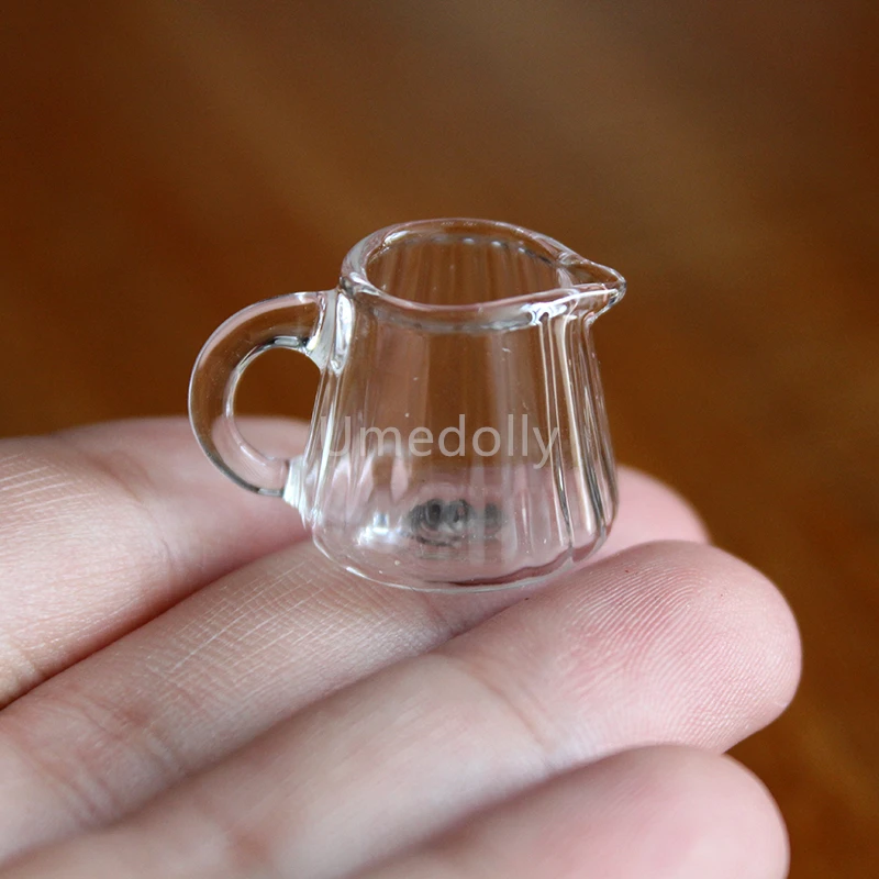 Puppenhaus Miniatur Handgefertigtes Glas Erhobene Kuchenstand 