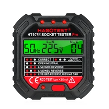 Verificador bonde do disjuntor do detector de tensão da polaridade do circuito do verificador do soquete de 90-250v