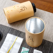 Звезда упаковка жестяная крышка попкорн трубка из крафтовой бумаги Природный чеснок Горячая бумажная трубка