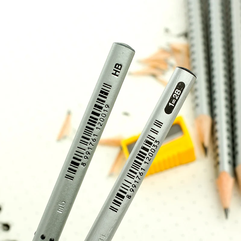 Faber Castell 3170 Grip 2001 треугольный студенческий графитовый карандаш черного цвета