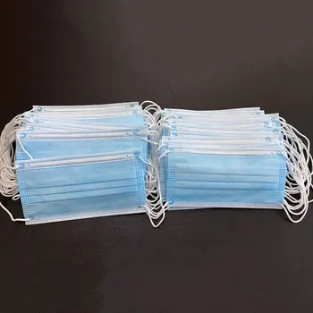 

Masks dustproof and anti-fog disposable breathable masks blue 10/50 pieces / bag