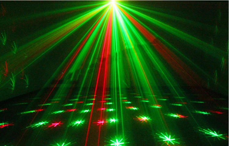Portable Mini LED Laser Projector Stage Lighting Effect Adjustment DJ Disco KTV Club Party Wedding Light EU Plug Halloween