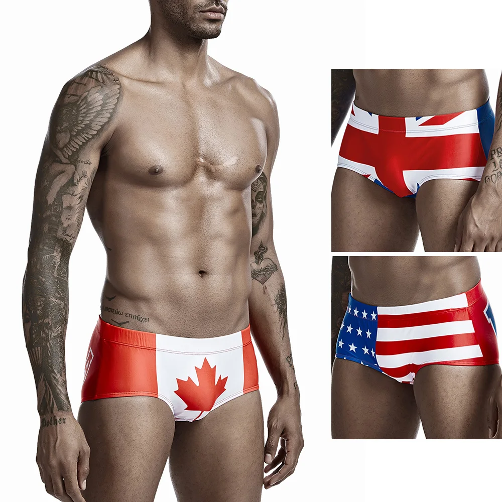 Swimsuits Swimwear Sport-Trunks Quick-Dry Summer NEW Low-Rise Breathable Mens