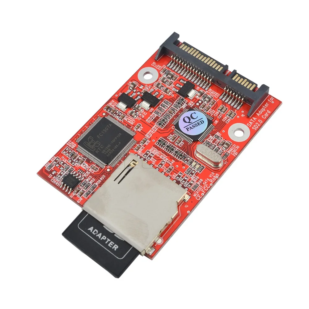 Micro SD TF карта 22pin SATA адаптер конвертер Модуль плата 2," Hdd корпус SD/SDHC/SDXC/MMC флэш-карта памяти SATA