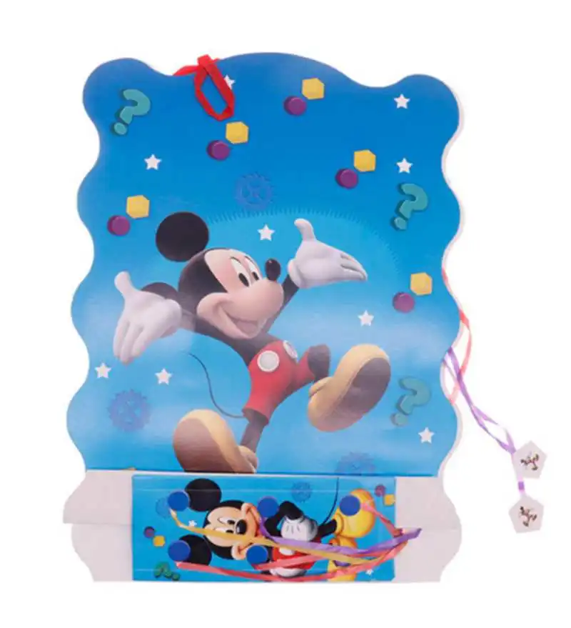 

1pc 29*40cm Cartoon Mickey Paper Folding Pinata Children kids Party game toy birthday party decor gift bag happy birthday pinata