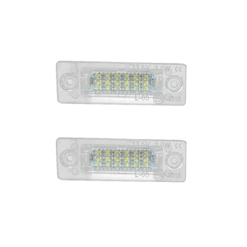 

2PCS 12V Car Error Free LED License Number Plate Light Lamps For Caddy Jetta Passat Touran