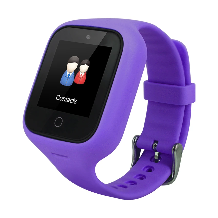 children's smart watch mobile phone GPS positioning phone mobile phone touch screen Smart Trackers Smart watches for Kids - Цвет: Фиолетовый