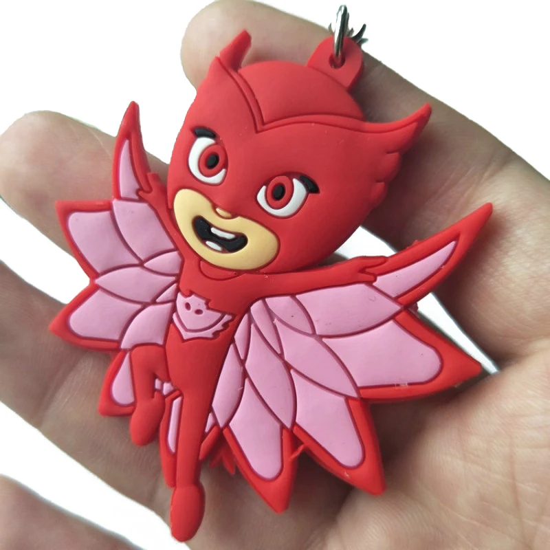 Pj Masks ПВХ Мультяшные фигурки брелок Juguete Аниме кукла подвеска спортивная игрушка кошачий мальчик совлет Гекко маска вечерние игрушки для детей