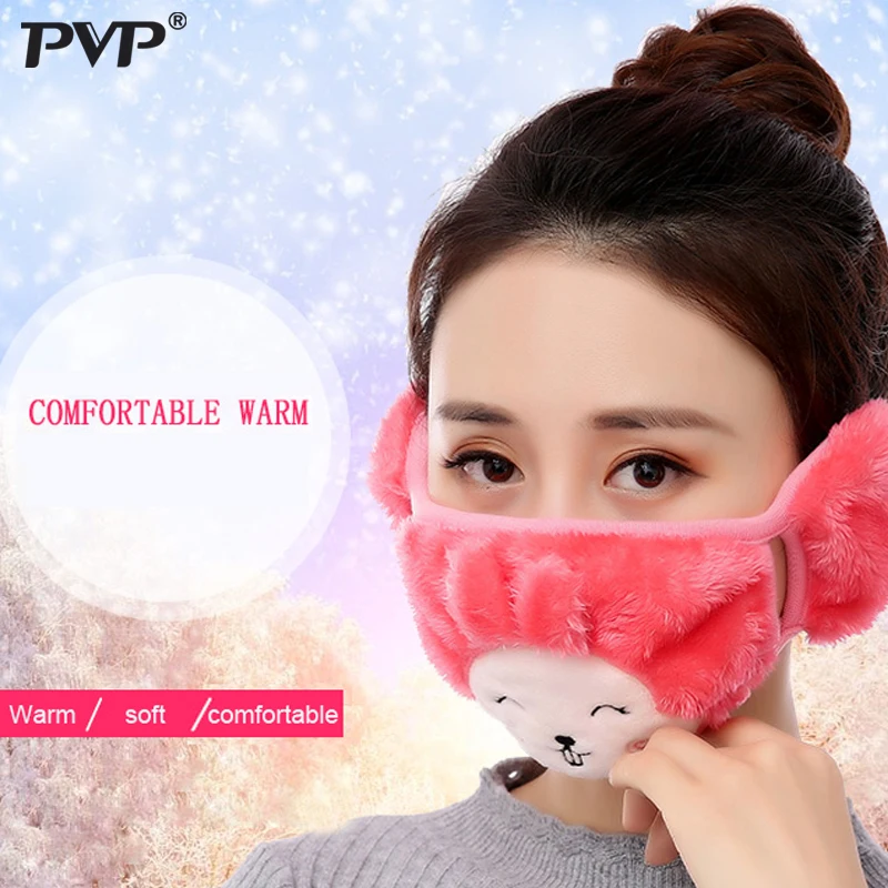 Маска для мамы и ребенка ветрозащитная с кроличьими ушами|Маски| |