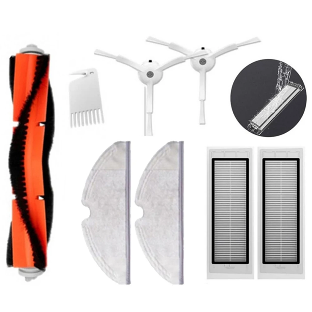 Side Brush Mop Cleaning Tool For Xiaomi Roborock S50 Vacuum Cleaner Accessories With frame filter new