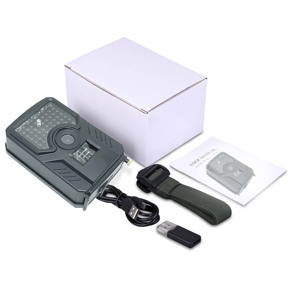 PR200 Trail camera 12MP 49 шт. 940nm ИК светодиодный камера для охоты IP56 Водонепроницаемая камера для дикой природы ночное видение фото ловушки для разведчика