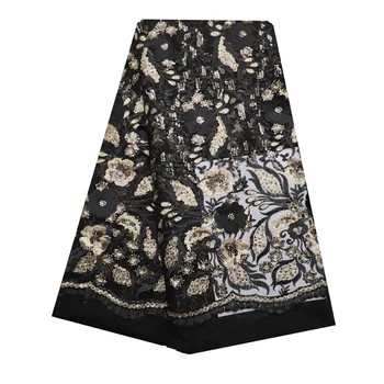 

2019 magenta high quality latest nigerian net laces 077 african french tulle lace embroidery african lace fabric