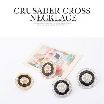 

2020 new style Exaggerated Drop fashion Lion Head Stud Earrings Wholesale