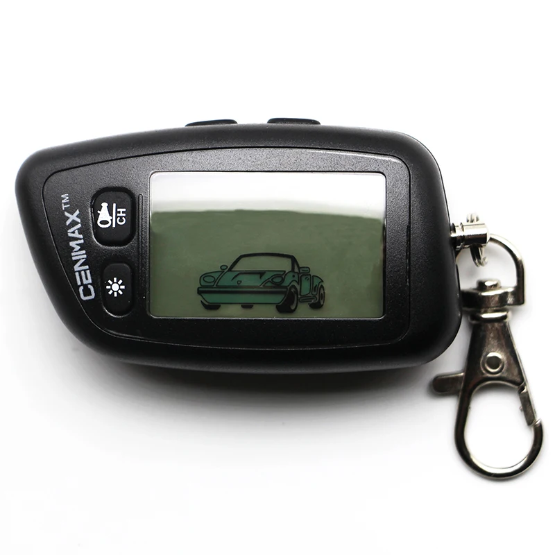 CENMAX ST-5A Russian LCD remote control with Silicone Case for ST5A 5A keychain car 2-way alarm system | Автомобили и мотоциклы