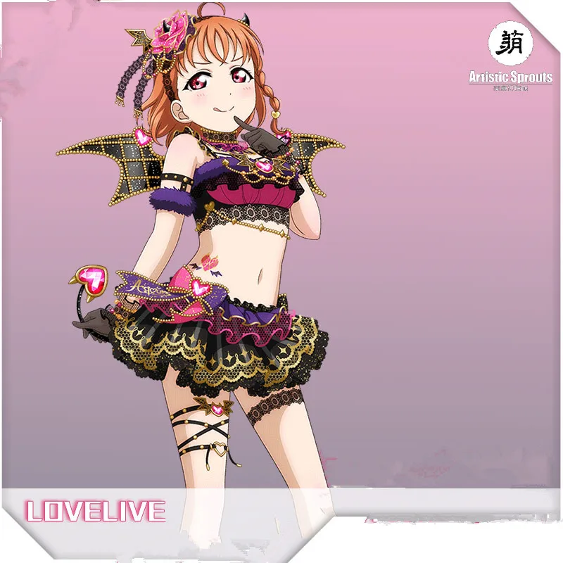 New LoveLive! Sunshine! Aqours Chika Riko Kanan Dia You Mari Ruby All Member Christmas Woman Dress Little Devil Cosplay Costume